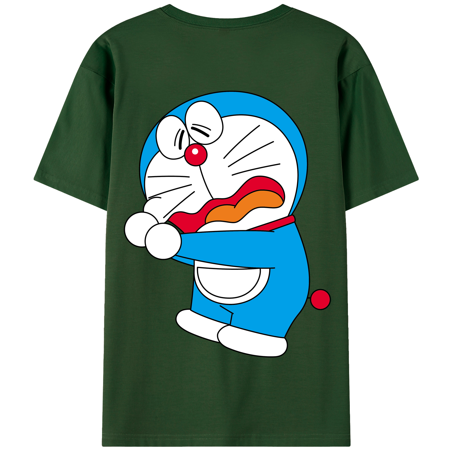 （画像用） ドラえもん Doraemon 綿100％半袖Tシャツ（背面プリント）